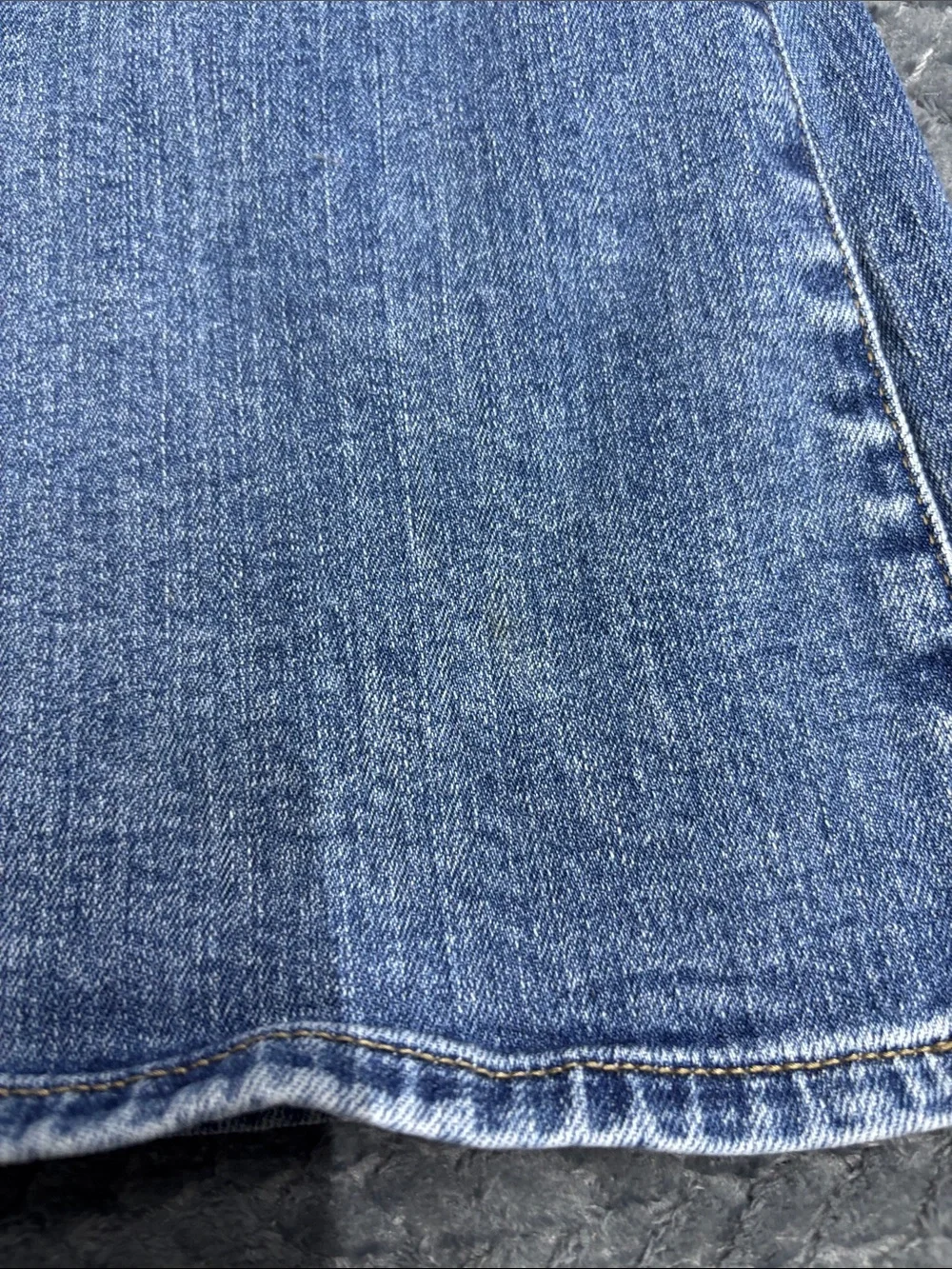 Daze Classic Blue Flare Jeans with Light Distressing